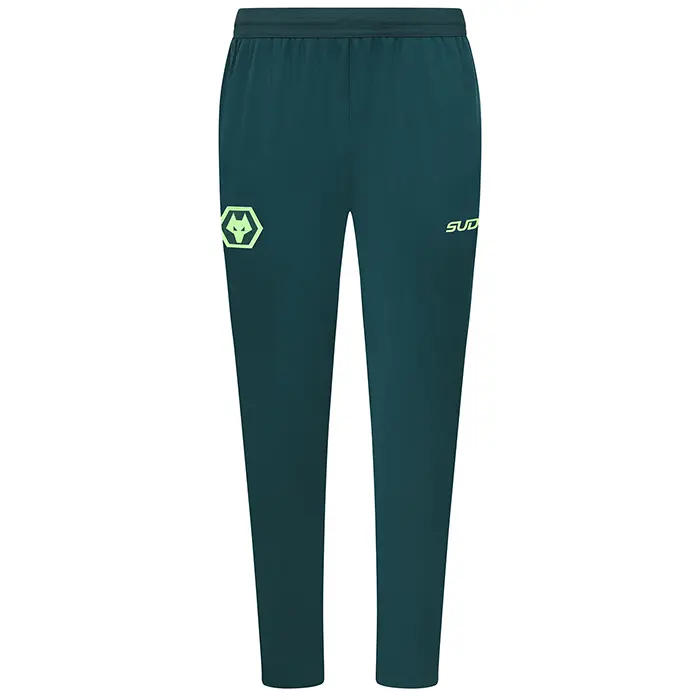 Wolves Fanshop | 2025-26 Away Pre Match Pant – Dark Green Wolves Merchandise Collection